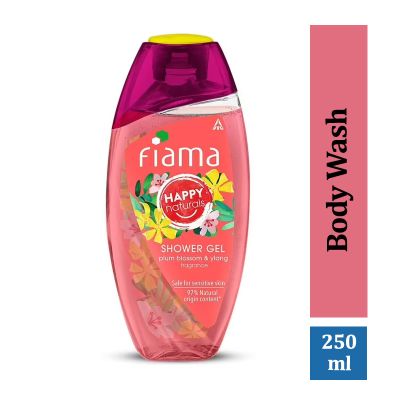 Fiama Happy Naturals Shower Gel - Plum Blossom & Ylang