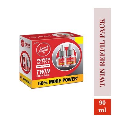 Good Knight Power Active + Twin Reffil Pack