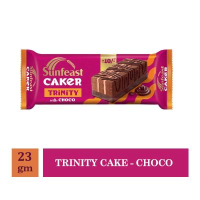 Sunfeast Caker Trinity Cake - Choco Flavour - 23gm