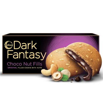 Sunfeast Dark Fantasy Choco Nut Fills Cookies - 75gm