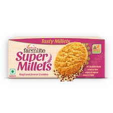 Sunfeast Farmlite Super Millets Ragi & Jowar Cookies - 75 gm