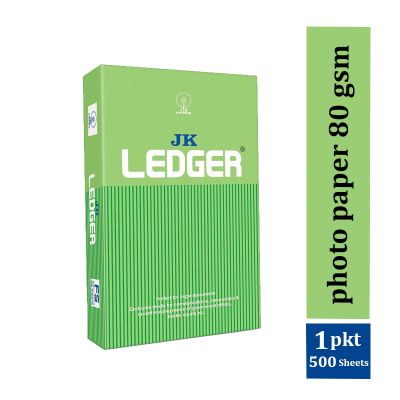 JK Ledger Paper - FS, 500 Sheets, 80 GSM 1 Ream